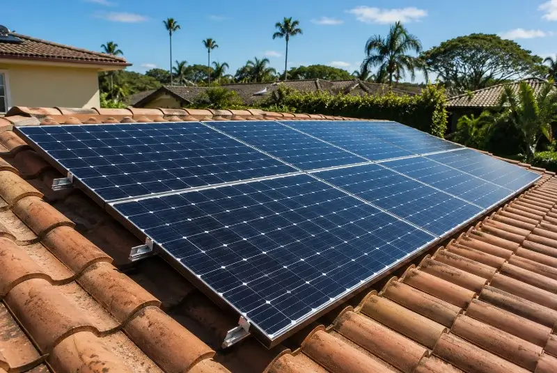 Installation de panneaux solaires à la Londe-les-Maures